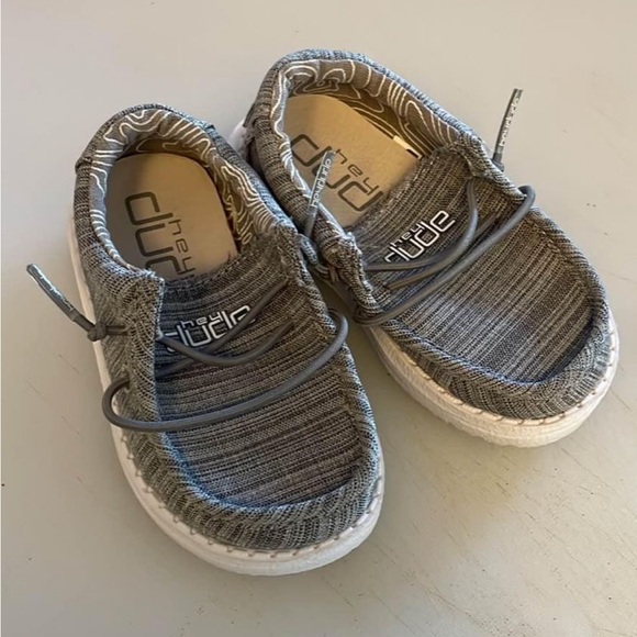 Hey Dude Shoes Grey Wally Toddler Hey Dudes Poshmark